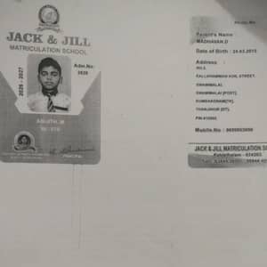 Bonafide certificate