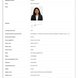 Bonafide certificate