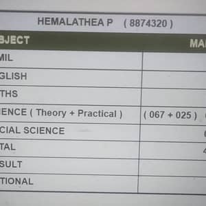Marksheet